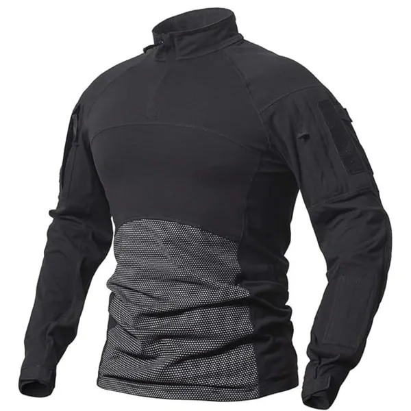 חולצה טקטית שחורה COMBAT
