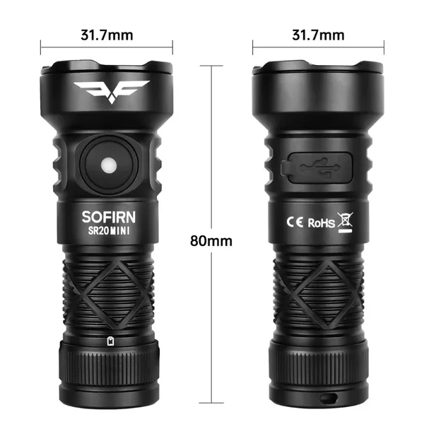 פנס SOFRIN עם אור אדום