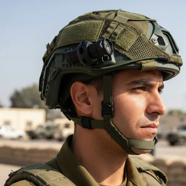 פנס צד לקסדה טקטית F7