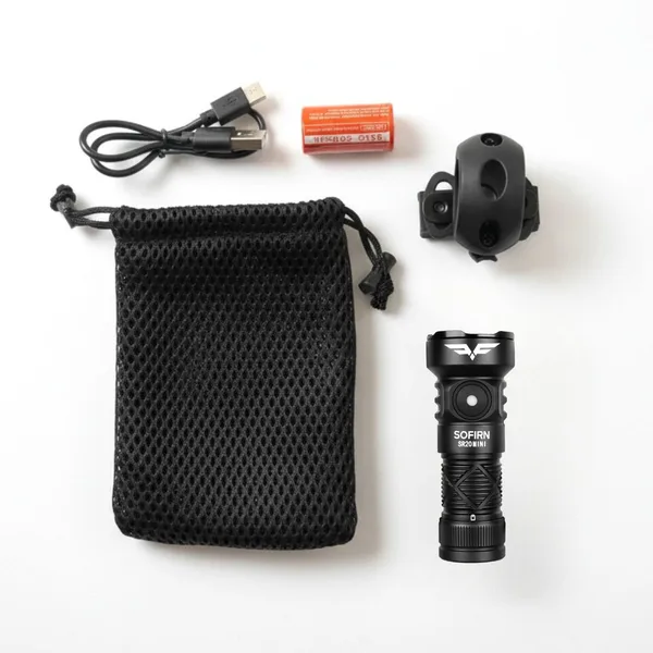 פנס צד לקסדה טקטית + אור אדום FR8