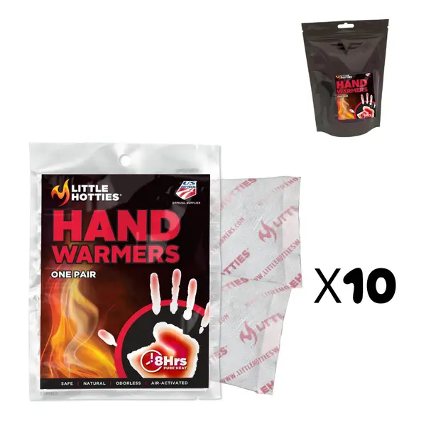 10 שקיות חימום לידיים 8 שעות