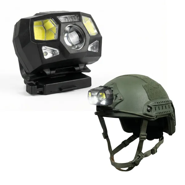 פנס קדמי לקסדה