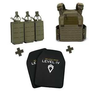 ווסט טקטי + 2 פלטות קרמי V4